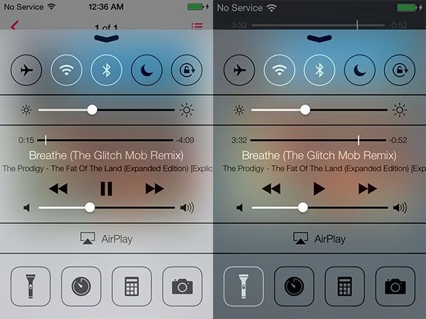iOS 6 versus iOS 7 iPhone 1 iOS 6 versus iOS 7 iPhone 1